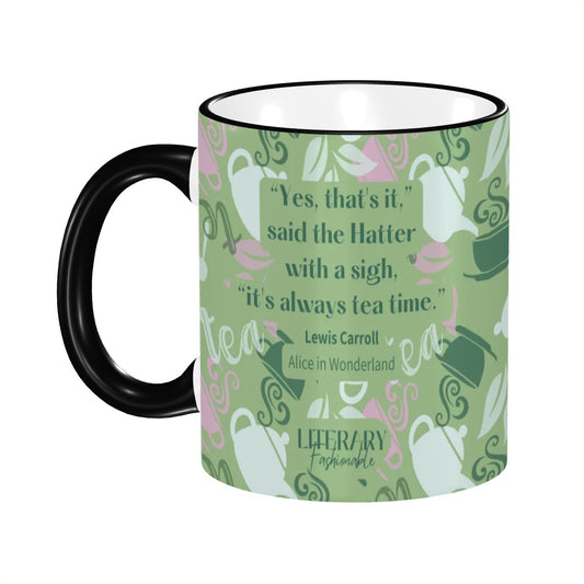 Tea Mug featuring Lewis Carroll - A Literary Gift for Tea Lovers