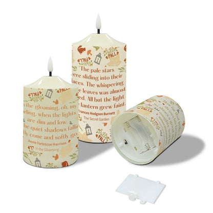 Flameless Candles Lamp Set of 3